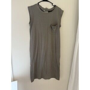 NWT Finn Ryder Gray T-shirt Shift Dress Size Small 100% Supima cotton